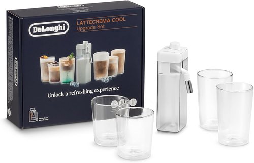 De'Longhi Rivelia LatteCrema Coffee Maker - Cool Upgrade Set for Perfect Lattes and Cappuccinos