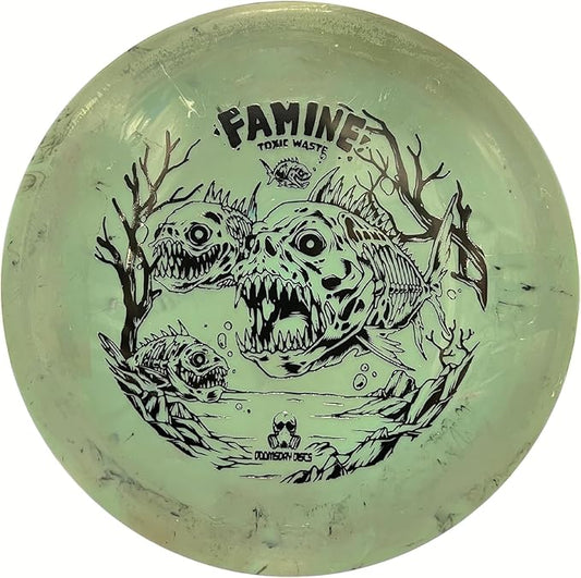 DOOMSDAY DISCS Famine Long Distance Driver | Excellent Flight for All Disc Golf Players | Long-Lasting Plastic