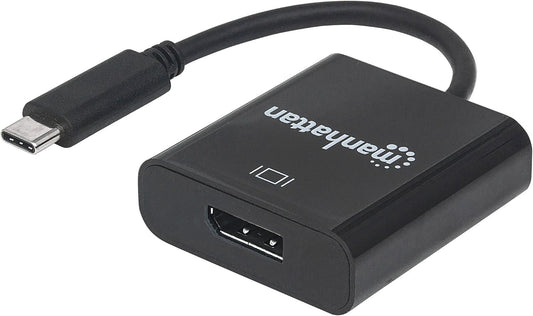 3.1 MANHATTAN Super High Speed USB Type-C-DisplayPort Converter Connector/Converter Black
