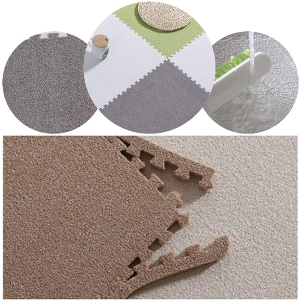ALGFree Foam Puzzle Mat Infant Crawling Mat Splice Large Area Children's Room Gym Activity Pad Soft Floor Mats Interlocking Carpet Tiles, 6 Colour (Color : A, Size : 60x60x1cm-15pcs)