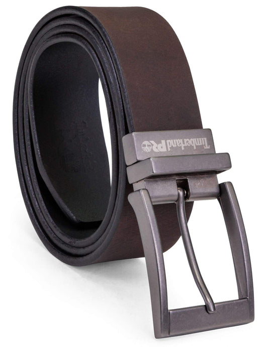 Timberland PRO Men's 38mm Harness Roller Reversible Leather Belt, Brown/Black, 46
