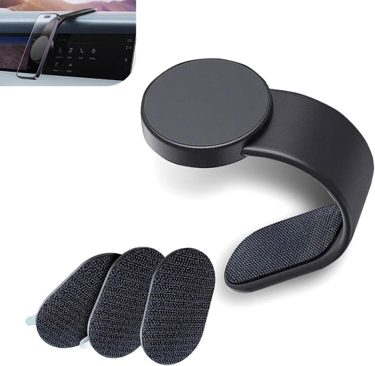 Cuymoap 360-degree Car Phone Holder, Strong Adsorption Anti-Fall Navigation Bracket with Hook and Loop Fastener