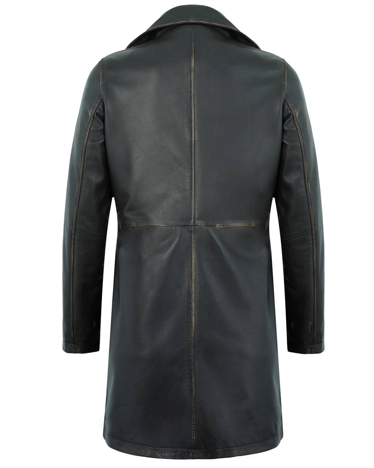 UrbanFocal Real Lambskin Outerwear Black Leather Coats For Women - Casual Long Womens Leather Jackets | [101012105] Angla Ruboff, XL