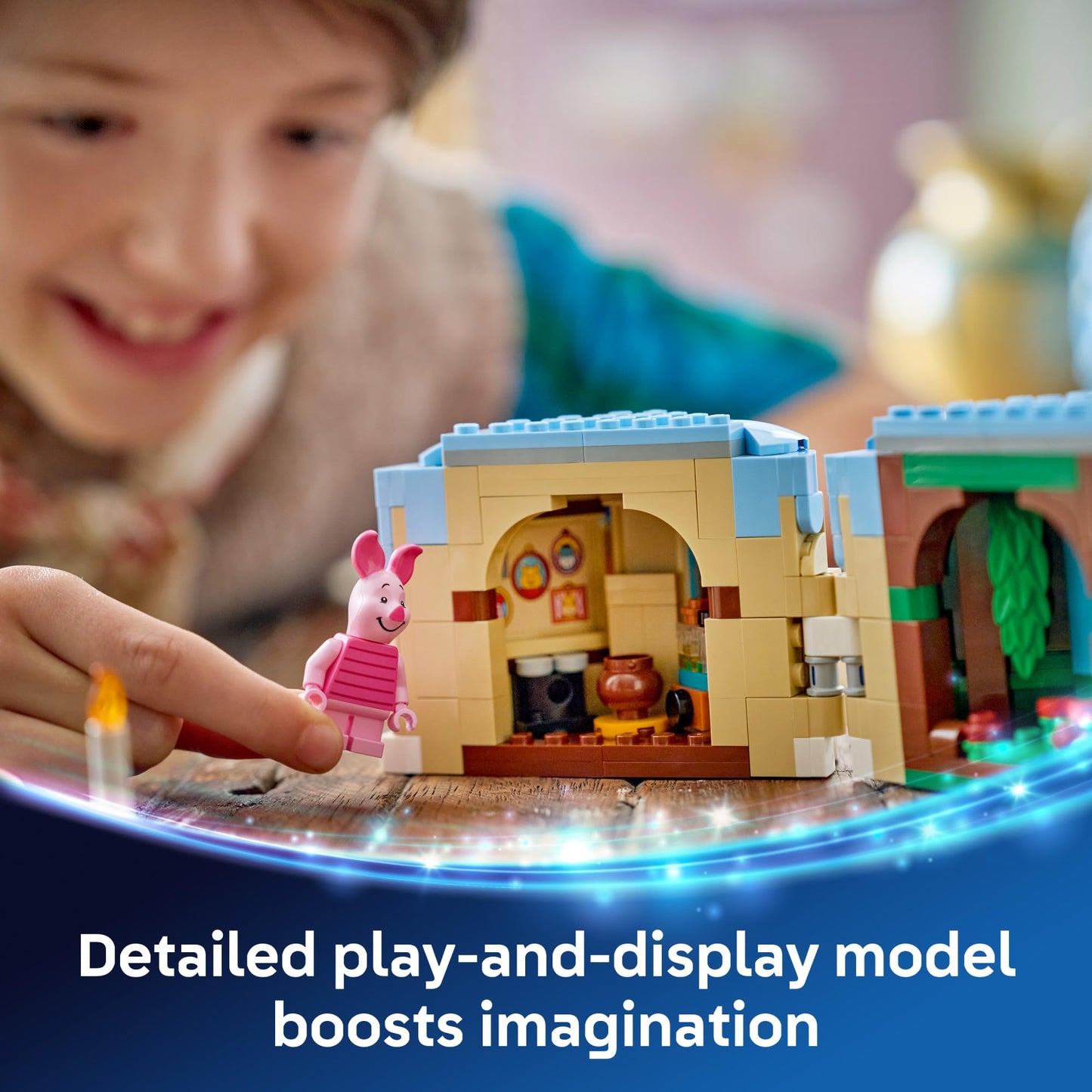LEGO Disney Piglet's Birthday Fun Building Toy - Winnie The Pooh Toy for Girls & Boys, Ages 9+ - Gift for Birthdays - Kids Room Decor - 43305
