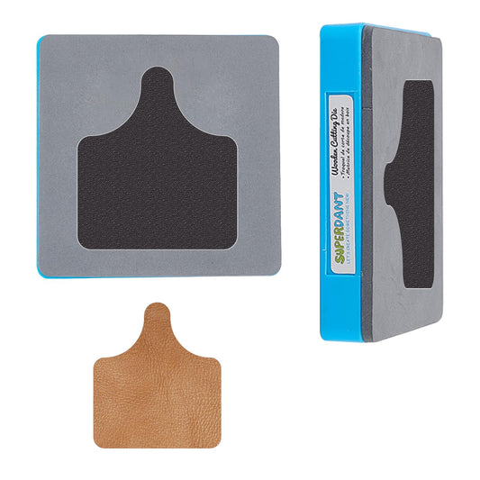SUPERDANT Label Tag Cutting Dies Buckles Wooden Die Earrings Cuts Hanging Decorations Pendant Key Ring Die Cutting for Backpack Decorative Chains Bracelets Girls DIY Art Crafts