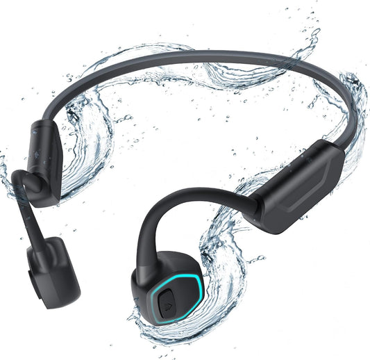 X15 MP3 5.3 Swimming, 32GB AGPTEK Waterproof Player with Bluetooth for Non-in-Ear Bone Conduction Headphones