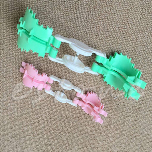 ceng-AIO Pom-Pom Maker 2X Size L+S Heart Shape Craft Tool, Plastic, Baby Shower