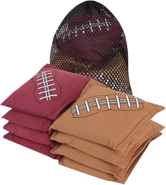 GSE Games & Sports Expert Set of 8 Premium Weather Resistant Cornhole Bags. Regulation Size and Weight Bean Bags for Cornhole Toss Games (Several Styles Available)