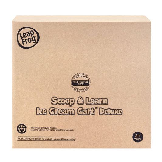 LeapFrog Scoop and Learn Ice Cream Cart Deluxe (Frustration Free Packaging), Pink