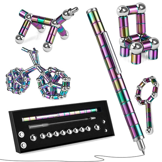 boncty Fidget Pen, Decompression Magnetic Toy Pen, Gift for Teenage Boys, Best Gift for 8-12 Years Old, Novelty Toy for Kids or Friends