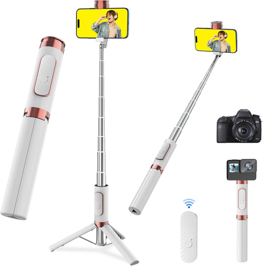 colorlizard 270 CellphoneTripod with Remote, Aluminum Alloy Selfie Stick Tripod, Best Foldable Mini Extendable Tripod