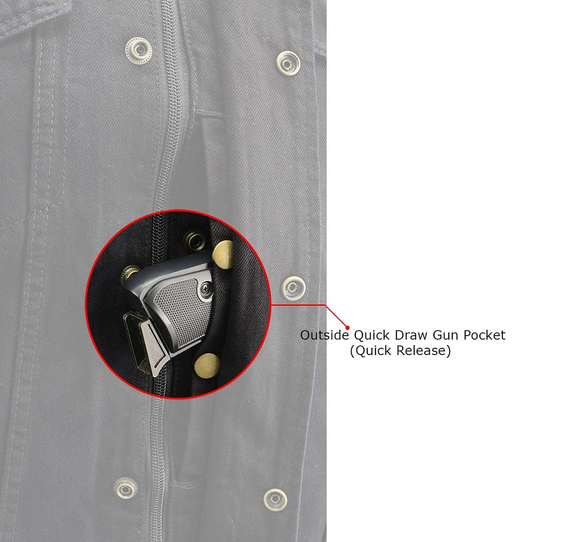 Milwaukee Leather MDM3020 Men's Black Denim '5-in-1' Club Style Vest with Removable Hoodie-MD