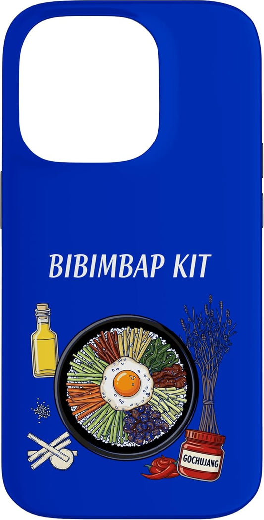 Cultural Food Kits for Asian Food Cultures T-Shirt 14 Bibimbap Kit Food Korean Cuisine Culinary Art Case for iPhone Pro