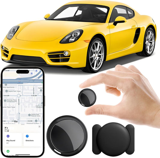 CHMQFCUP Mini GPS Tracker for Vehicles, Car Tracker Device Hidden for Vehicles, Car GPS Tracking Device