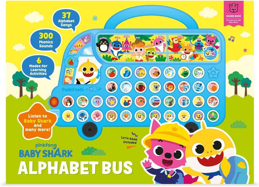 Pinkfong Baby Shark ABC Alphabet Bus (2nd Edition) Sound Pad | Premium Interactive Electronic Toy, Music Pad | Learning & Education Toys, Gifts for Kids and Toddlers
