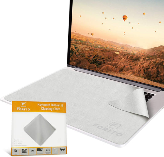 15" 15" 16" F FORITO Microfiber Liner Cleaning Cloth with Screen Keyboard Imprint Protection, Compatible with MacBook