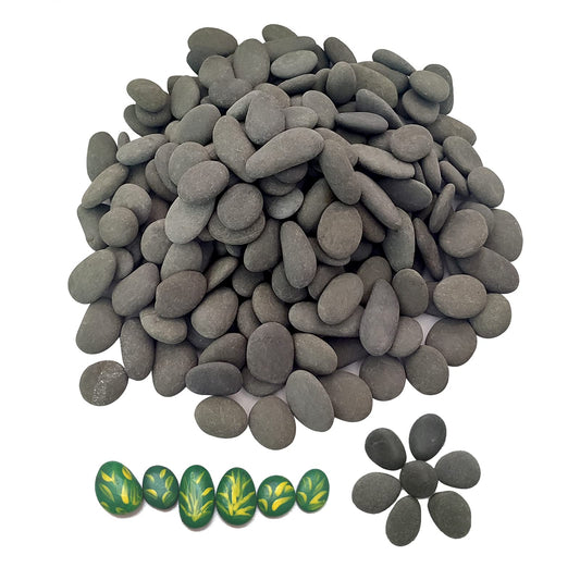 Rocks for Painting, 200pcs Small River Pebbles, Hand Picked Smooth Stones for Craft Petroglyphs, Painting Activities, Home Decor, DIY Projects, 0.4-1.0 inch Natural Miniature Flat Rocks
