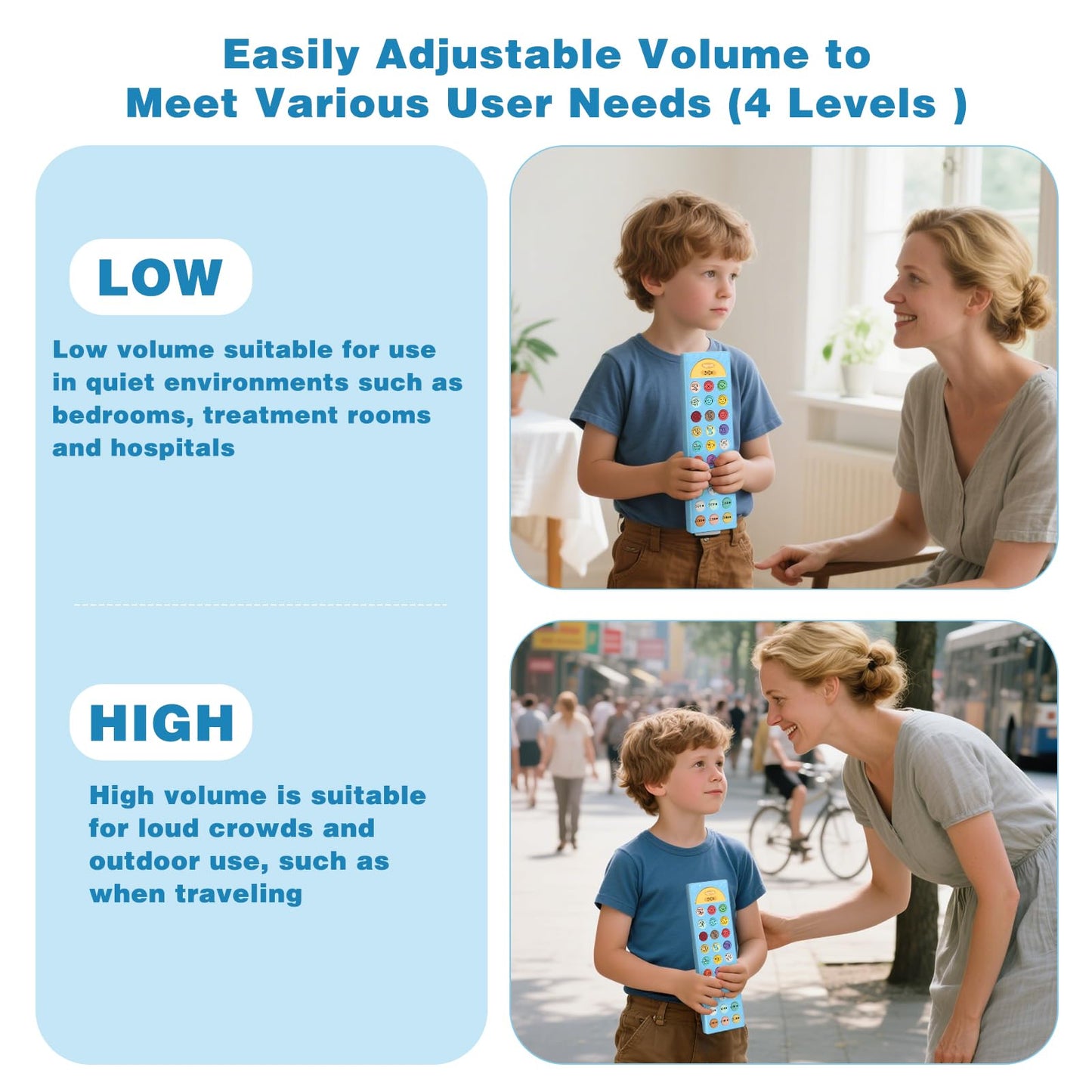 Joyreal AAC Device for Autism, Non Verbal Communication Tools for Speech Therapy & Stroke Rehab. Autism Talking Aids with 6 Programmable Buttons & Adjustable Volume, Autism Toys for Kids and Adults