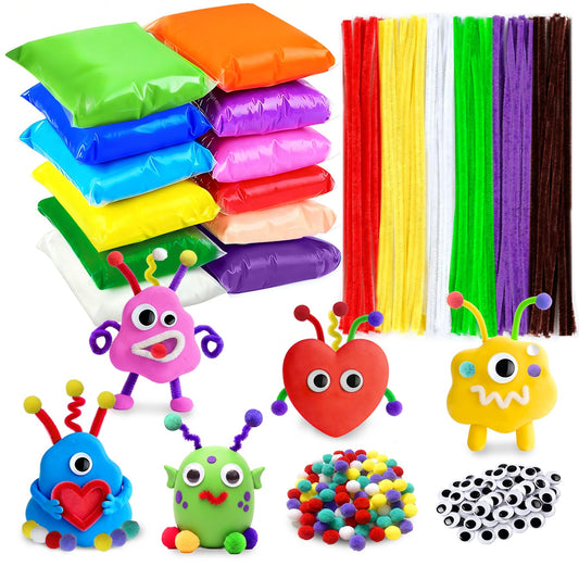 DIY Air Dry Clay Kit Party Favors for Kids-Pack of 1.05-Ounce Modeling Clay Crafts for Kids Ages 3+ Gifts Toys for Girls Boys Birthday Easter