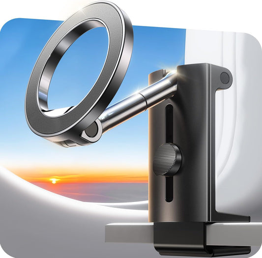 Coolpow 16 15 14 13 for Magsafe Airplane Phone Holder MountStrong MagnetAirplane Travel Essentials Plane Phone Holder
