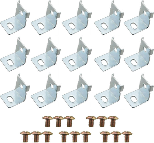 CHENJIN 15PCS Metal Switch Power Supply Mounting Brackets with Screws - Universal AC/DC Switch Power Supply