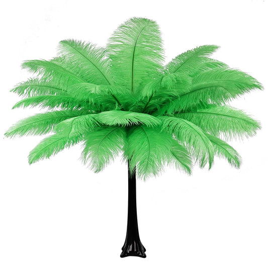 THARAHT Ostrich Feathers 48pcs 16-18inch Large Natural Bulk for Vase Crafts Wedding Party Centerpieces Christmas Tree Holiday Home Decoration Feathers