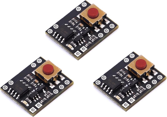 Teyleten Robot 3pcs Switch Module Power Button Module Power Switch One-Touch Load on/Off Replaces Mechanical