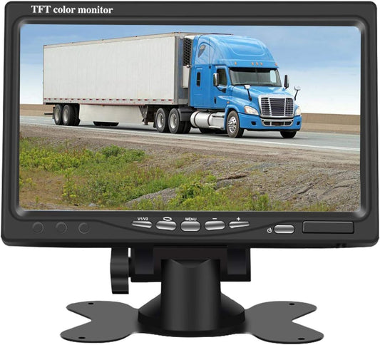 Yasoca 7 Inch LED Backlight TFT LCD Monitor for Car Rearview Cameras, Car DVD, Serveillance Camera, STB, Satellite