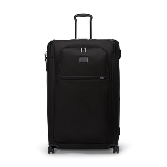 TUMI - Alpha XX-Large Dual Access Expandable 4-Wheeled Checked Luggage - Zipper Expansion - Durable Ballistic Nylon - Extra Large Capacity Suitcase with TSA Lock - Black