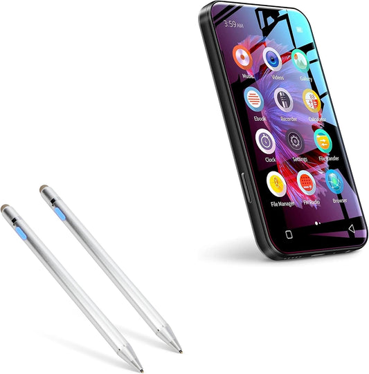 BoxWave TIMMKOO Mp3 (2-Pack), Stylus Pen Compatible with WiFi Player - AccuPoint Active Stylus Electronic Stylus