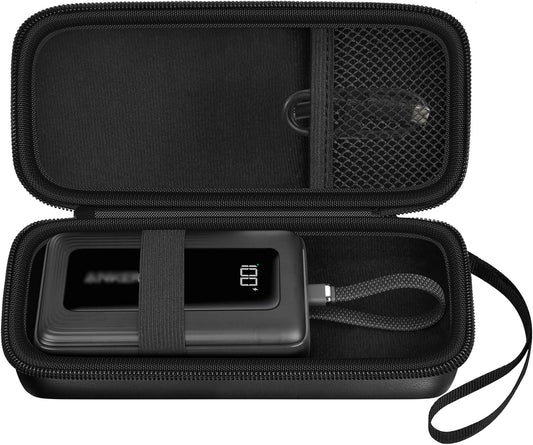 Boobowl (20K/10K 30W), Protective Case for Anker Zolo Power Bank with Mesh Pocket & Detachable Strap-Compact Storage