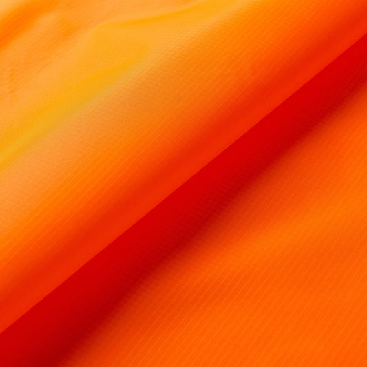 sheelokhwui Precut Nylon Fabric (2 Yards x 57 inch) - Water Repellent Ripstop Fabric, Lightweight, Durable - Used for Covers, Flags, Sacks, Bags, Kites, Outdoor Crafts and DIY - Orange