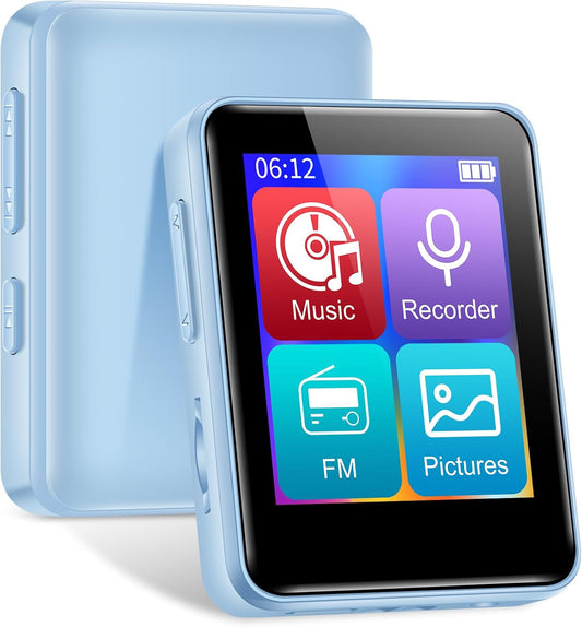 woolynew 64GB MP3 1.8 inch 512GB, Player, Bluetooth Music Player, Portable High Fidelity Lossless Music Player