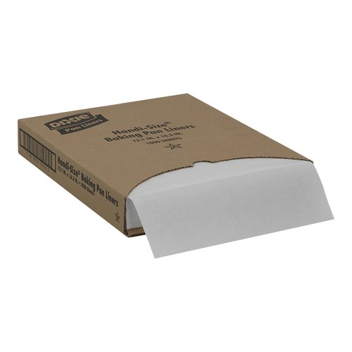 Dixie Grease-Proof Non-Stick Pan Liner by GP PRO (GEORGIA-PACIFIC), White, HS1000, 16.38'' Length x 12.19" Width, (Case of 1,000)