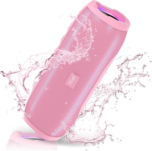 Ykall 20W IPX6 36H Bluetooth Speakers, Portable Bluetooth Speaker Wireless with Loud Stereo Sound, TWS Pairing