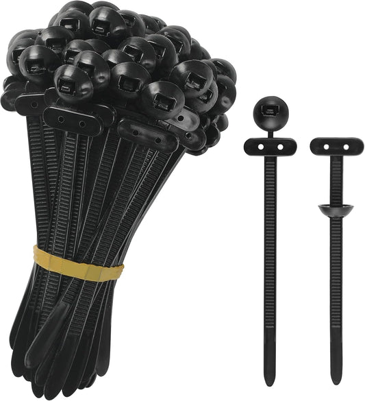 Xisilin 2026 70 New Upgrade Pcs Upgrade Nylon Universal Cable Cable Tie Buckle Zip Tie Clips for Car Fender, Engine