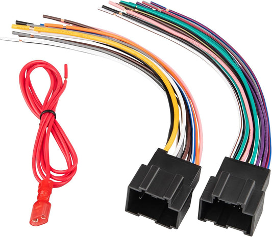2008-2015 07-14 07-14 RED WOLF Car Radio Wiring Harness Compatible with Chevrolet Express, GMC Savana Buick Aftermarket