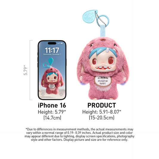 POP MART POLAR-Monster Baby Collection Series Plush Pendant Ver.1 Blind Box, Collectible Toys Decorations, Holiday Birthday Gifts for Girls and Boys, Whole Set