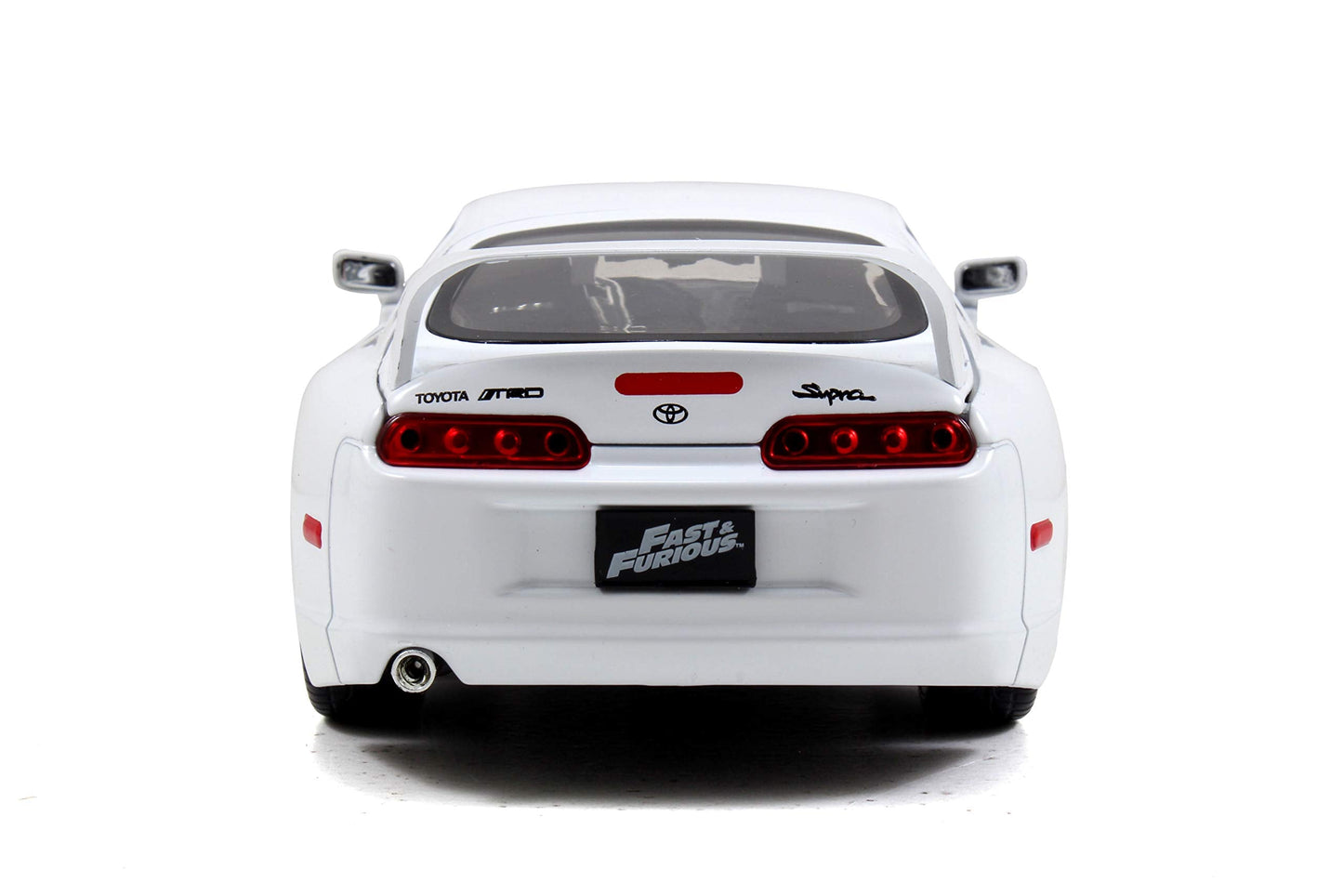Jada Toys Fast & Furious 1:24 Brian's Toyota Supra Die-cast Car White, toys for kids and adults (97375)
