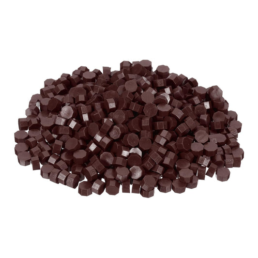 PATIKIL Sealing Wax Beads, 720 Pcs Wax Seal Stamp Envelope Letter Wax Seal Beads Pellets Single Color for Stamp Sealing and DIY Craft, Coffee Black