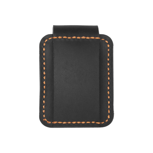 Handmade Leather Lighter Case for Men, for Leather Zippo Cover, Birthday Gift for Him or Her (Black)
