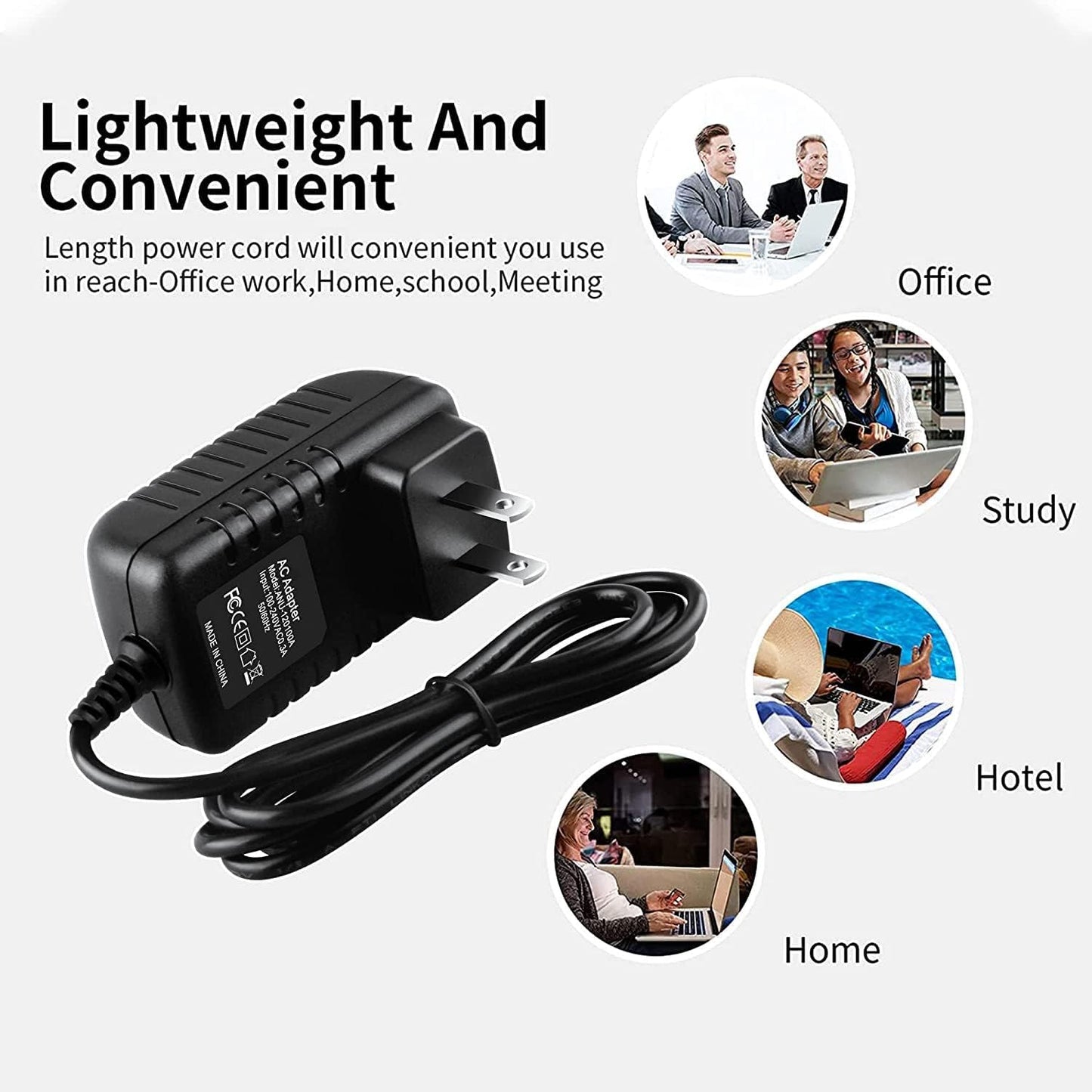 Xzrucst TV-303D 3D 100-240 AC/DC Adapter for Dune HD IPTV TV Box Media Player Power Supply Cord Cable PS Wall Home