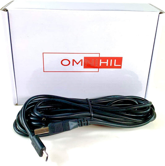 15 2.0 OMNIHIL Feet Long High Speed USB Cable Compatible with Micro-USB Powered Soap/Hand Sanitizer/Foaming Soap