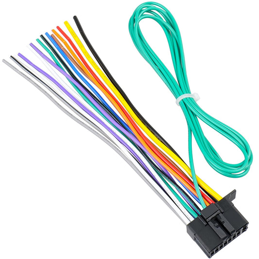 16-Pin Pioneer Car Radio Wiring Harness - Compatible with DEH, AVH, AVIC Models