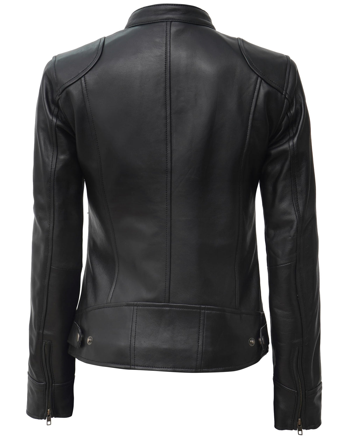 Blingsoul Womens Leather Motorcycle Jacket | [1313765] Dodge Black, XL