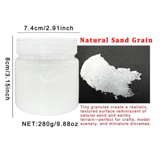 Sand Texture Paste, Realistic Ground Effect for Crafts Models Natural Sand Effect Paste, Create Earthy, Textured Surfaces for Art & Diorama