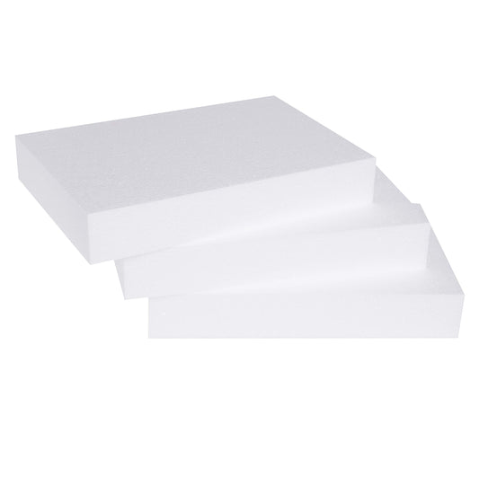 Silverlake 8x12x2 Craft Foam for Styrofoam Block Projects (3-Pack)