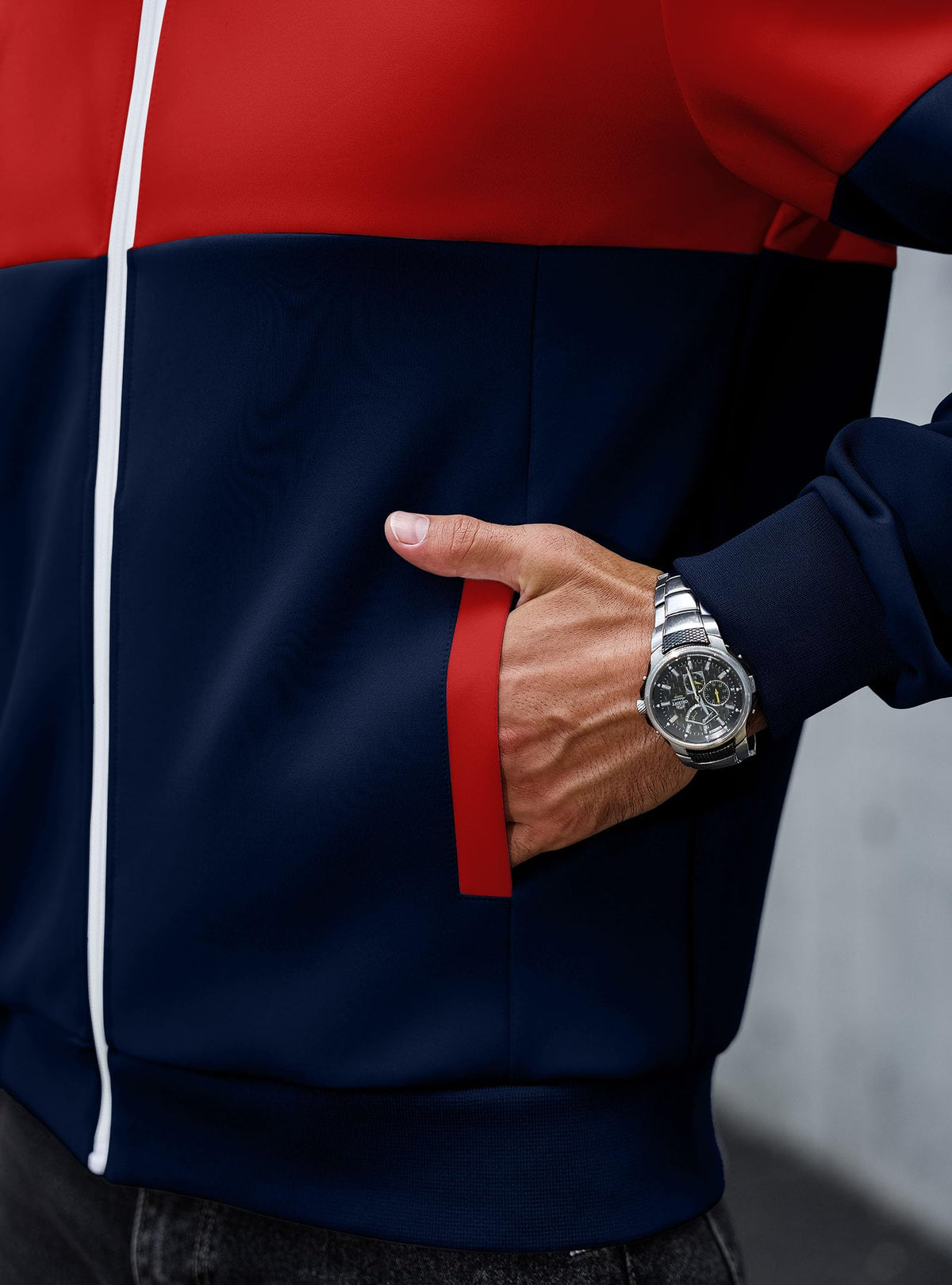 HYPESTFIT Men’s Retro Track Jackets, Relaxed Fit