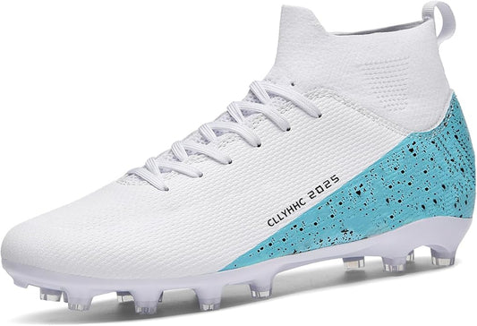 Mens Soccer Shoes Womens Indoor Outdoor Football Cleats Unisex Baseball Turf Shoe Youth Rugby Adult AG FG TF Football Boots Wide Training Sneaker