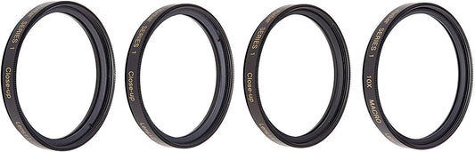 Vivitar +1 +2 +4 +10 Set (58mm) Close-Up Macro Filter with Pouch